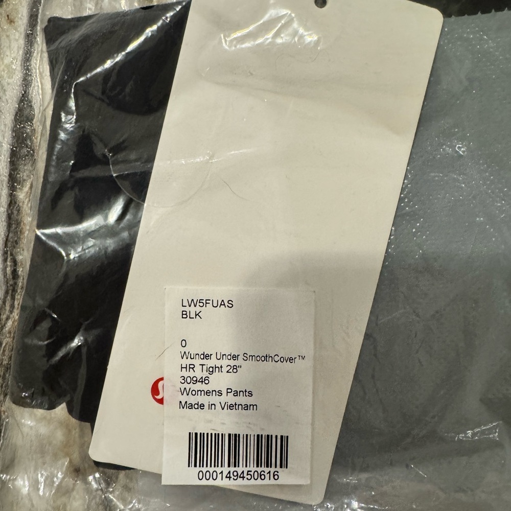 Lululemon Wunder Under SmoothCover HR Tight 28" - Black